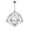 Z-Lite Geo 6 Light Chandelier, Matte Black 918-30MB-CH - alternate 2